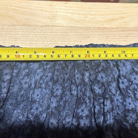 Cottagecore POL Women’s Blue Floral Lace Summer Mini Skort Size small - Picture 8 of 9